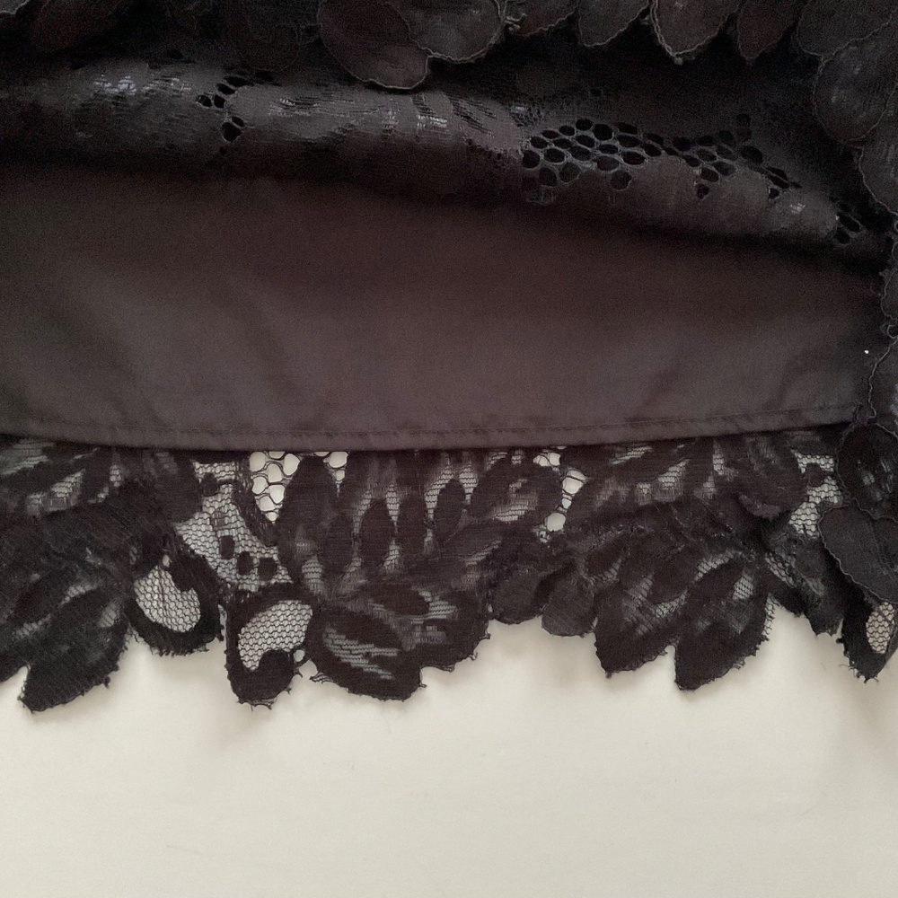 BB Dakota Jacqueline Lace Dress XS Black Fairy Whimsigoth Mini Dark Romantic - Picture 10 of 12